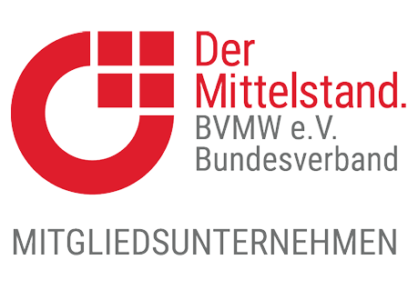 Logo des BVMW – Der Mittelstand mit dem Hinweis „Mitgliedsunternehmen“ für das Sachverständigenbüro Tobias Derichs.