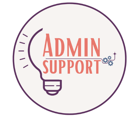 Bright Admin administrative support services including inbox and calendar management, client onboarding, SOP documentation, and file organization.