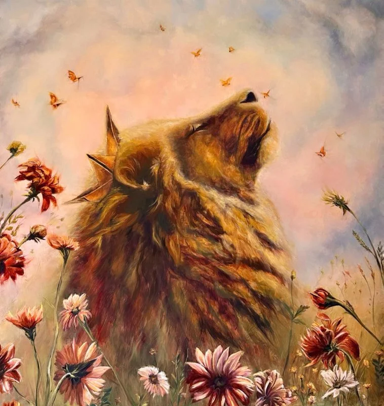 SOLD 30X30" invincible summer