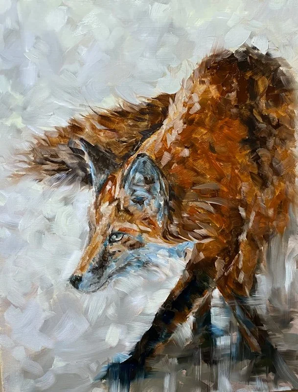 SOLD AT AUCTION TO BENEFIT WILD FOX SANCTUARY