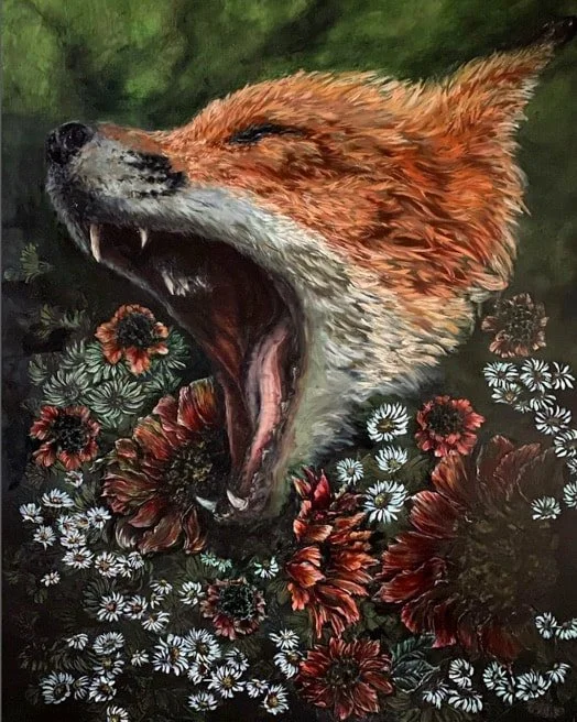 WIP “The Riot of Flowers is Incessant” after Life of Pi