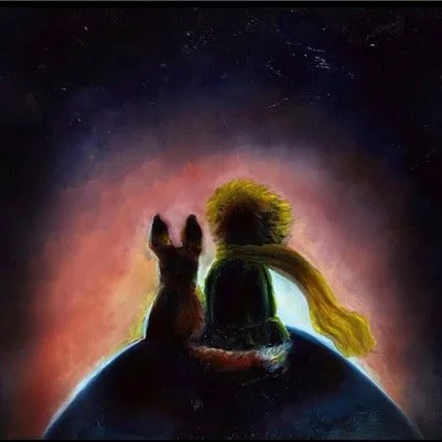 The Little Prince, 8x8" SOLD