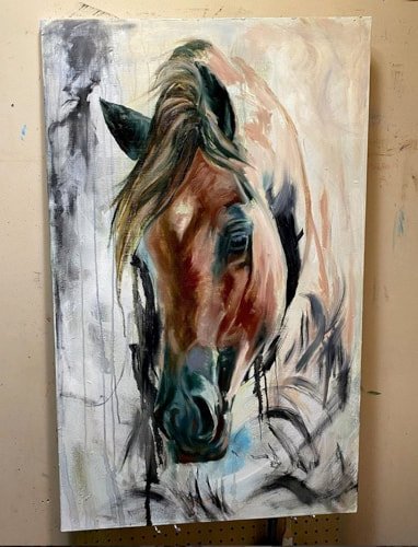 Must've Been the Wind, 36x24" SOLD