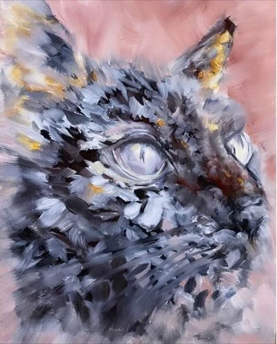 The First Cat Portrait, Sully 8x10"