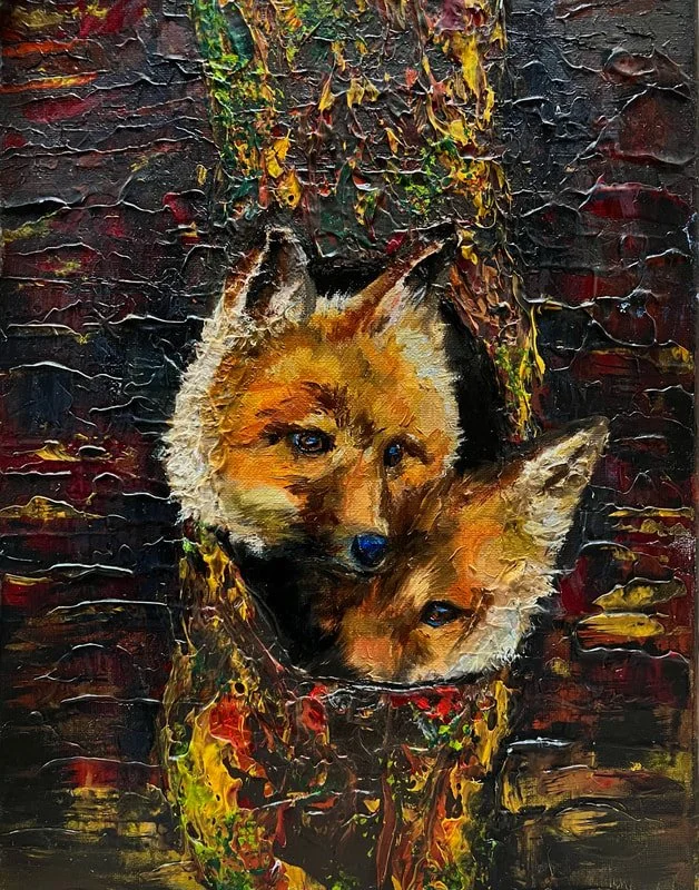 Hope in the Foxhole, 14x11”