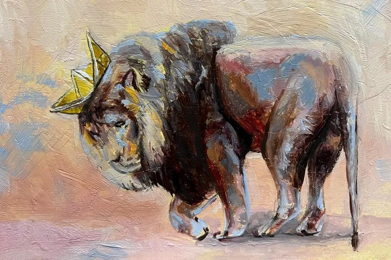 SOLD MINIATURE 4X6"