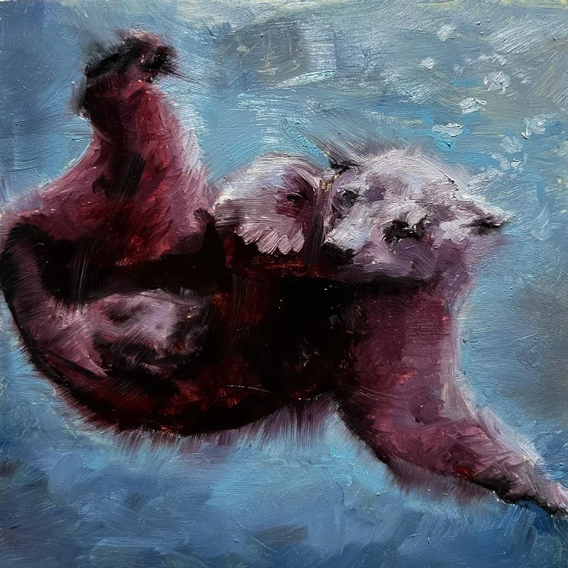 SOLD MINIATURE 5X5"