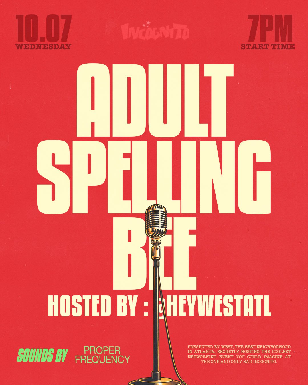 Adult Spelling Bee