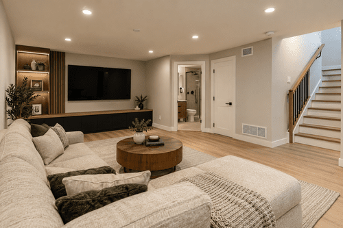 Finished basement