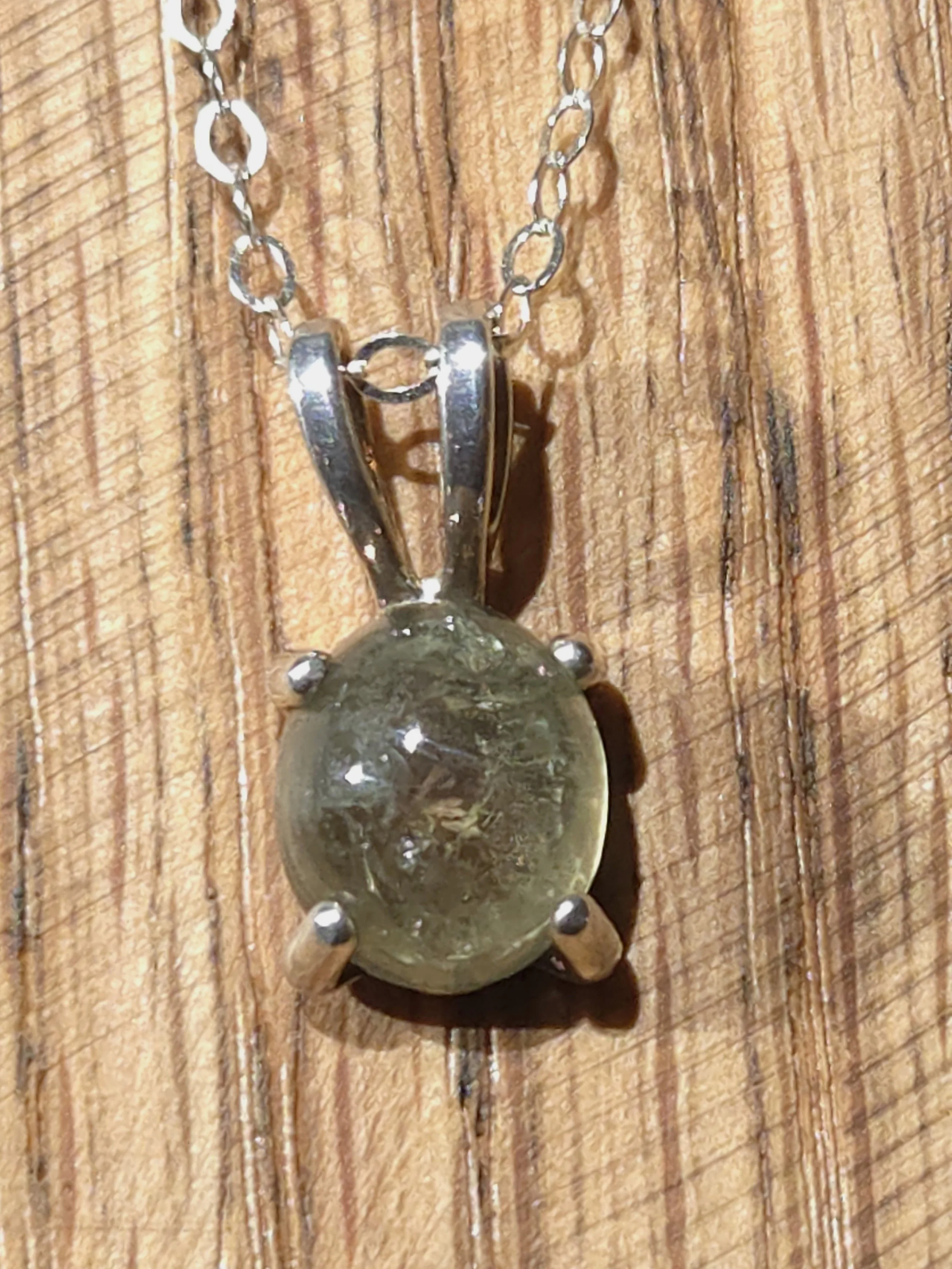 Montana Sapphire Cabochon Set in Sterling Silver