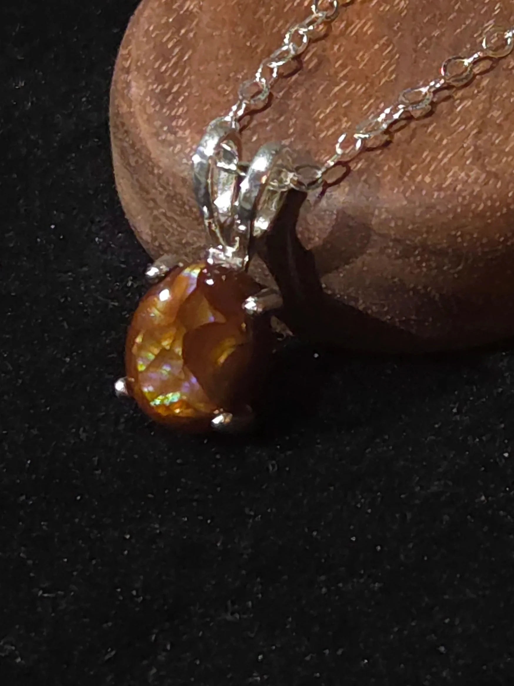 Fire Agate Necklace
