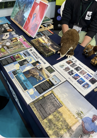 A pop-up for the World Wildlife Fund at the Excel Center