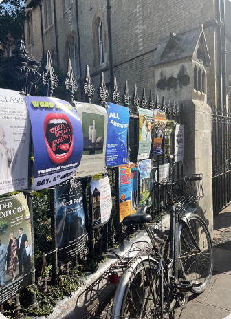 Community events and posters live all around the city to promote the arts and local events