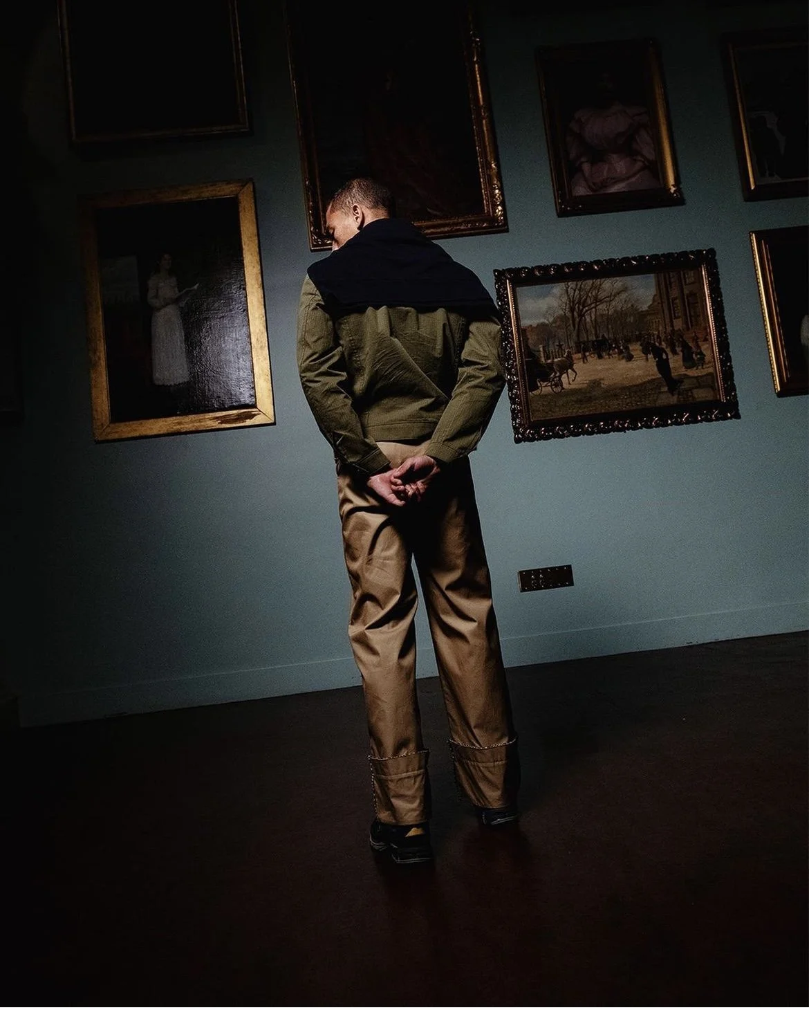 CNCPTS x New Balance 2002R at The Boston Athenaeum. Photographer: Malakhai Pearson. Production: Thunder Road Projects. Talent: Tristan Stovall, Rola Ghorab. Producer: Becca Giller. 