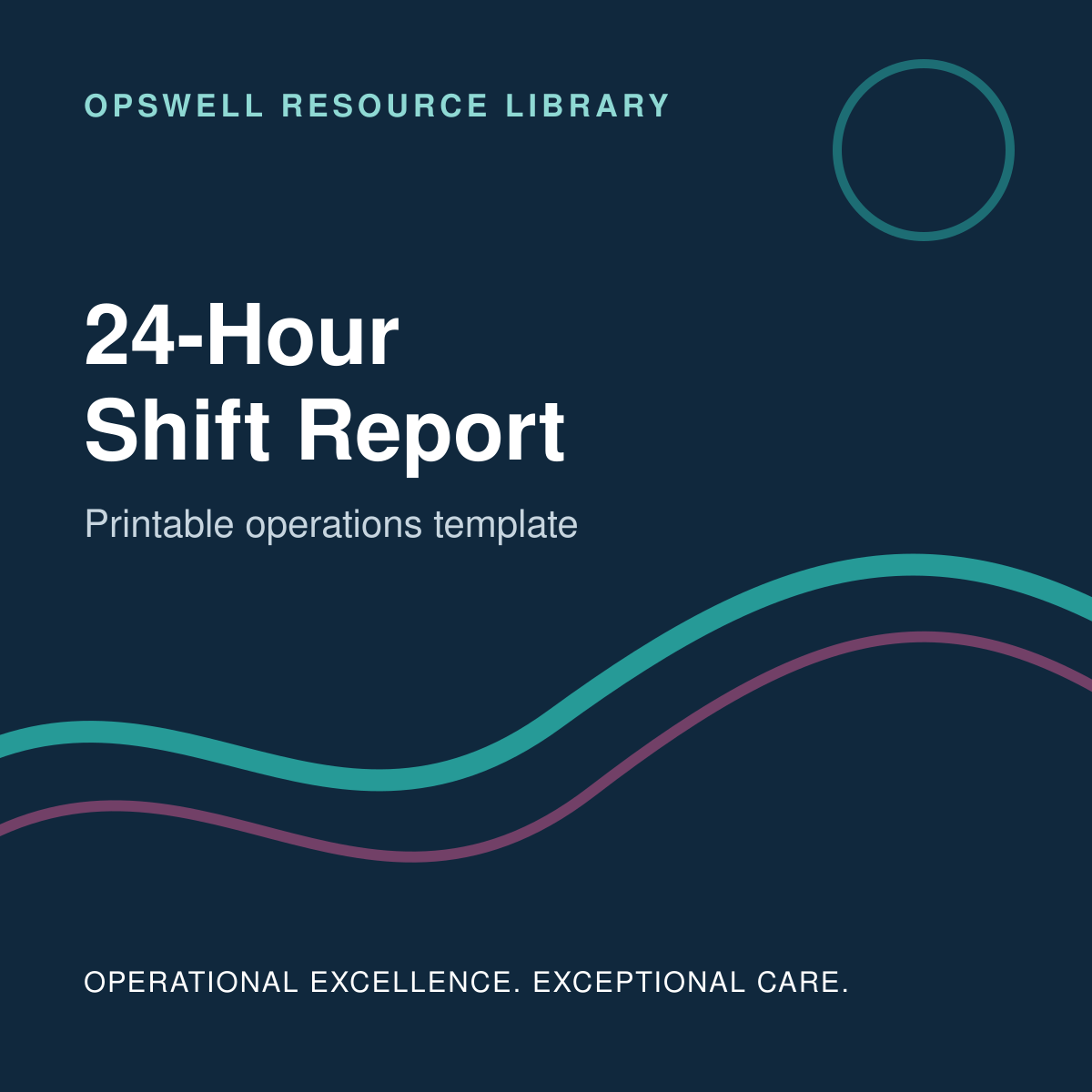 24-Hour Shift Report Template