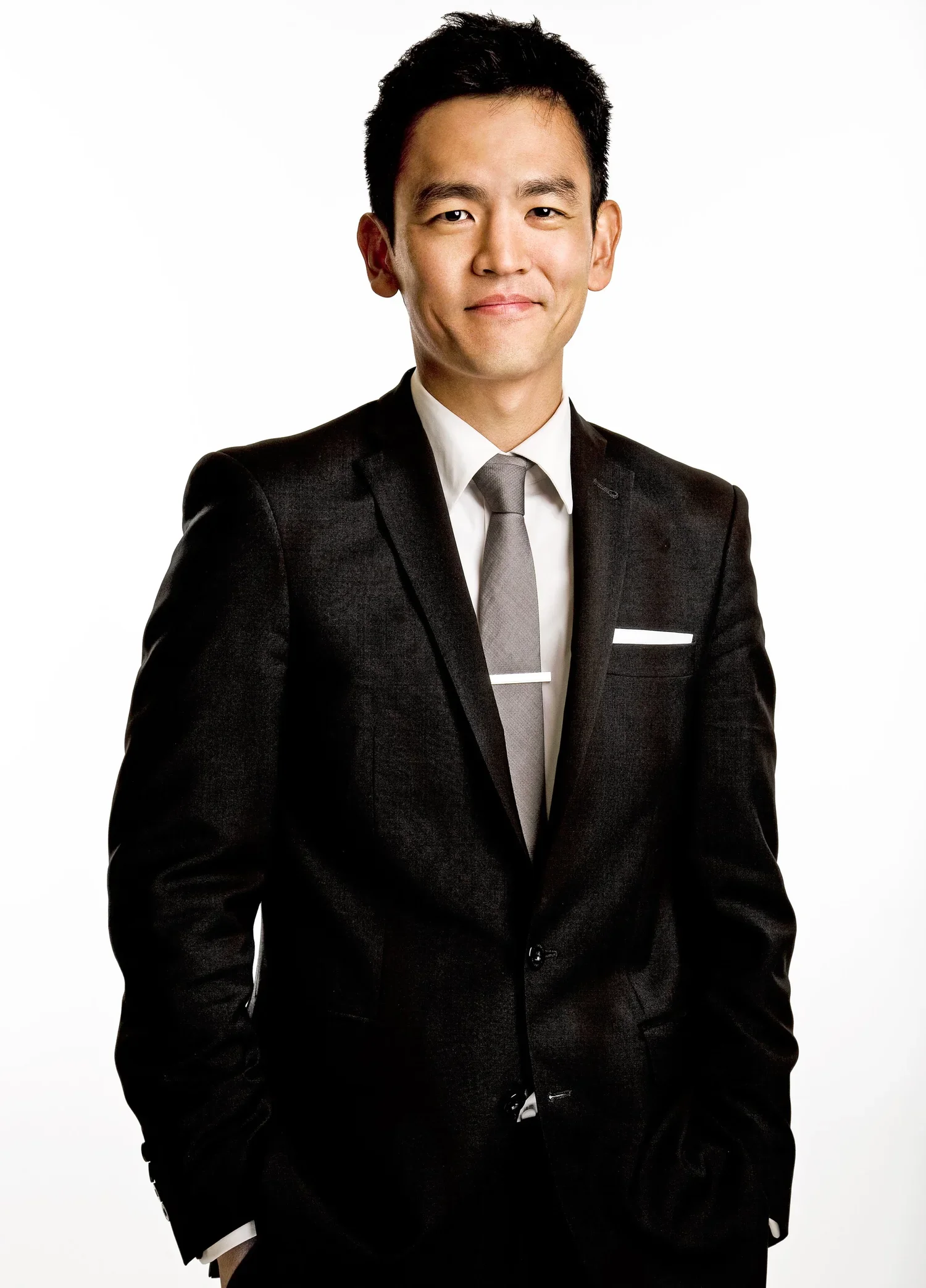 Actor John Cho formal studio portrait photographed by Ken Sax Corporate Photography LA.