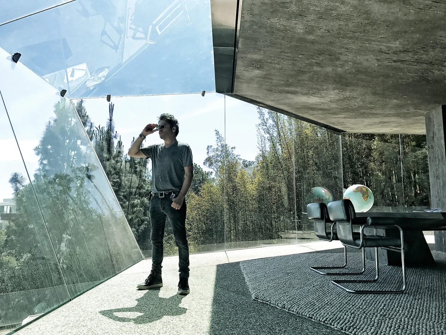 Commercial brand lifestyle portrait on-location of Ken Sax in Los Angeles by Corporate Photography LA.