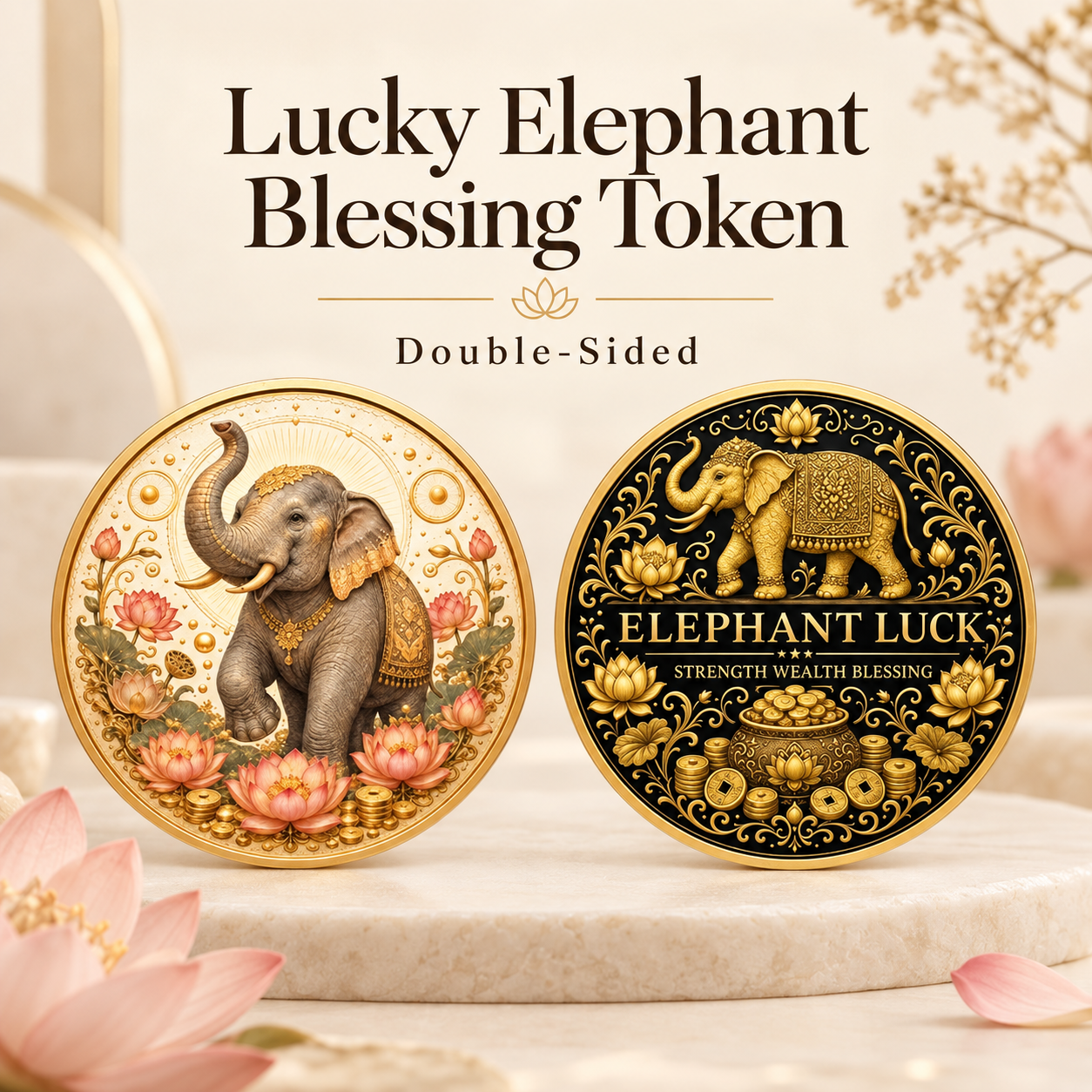 Lucky Elephant Blessing Token