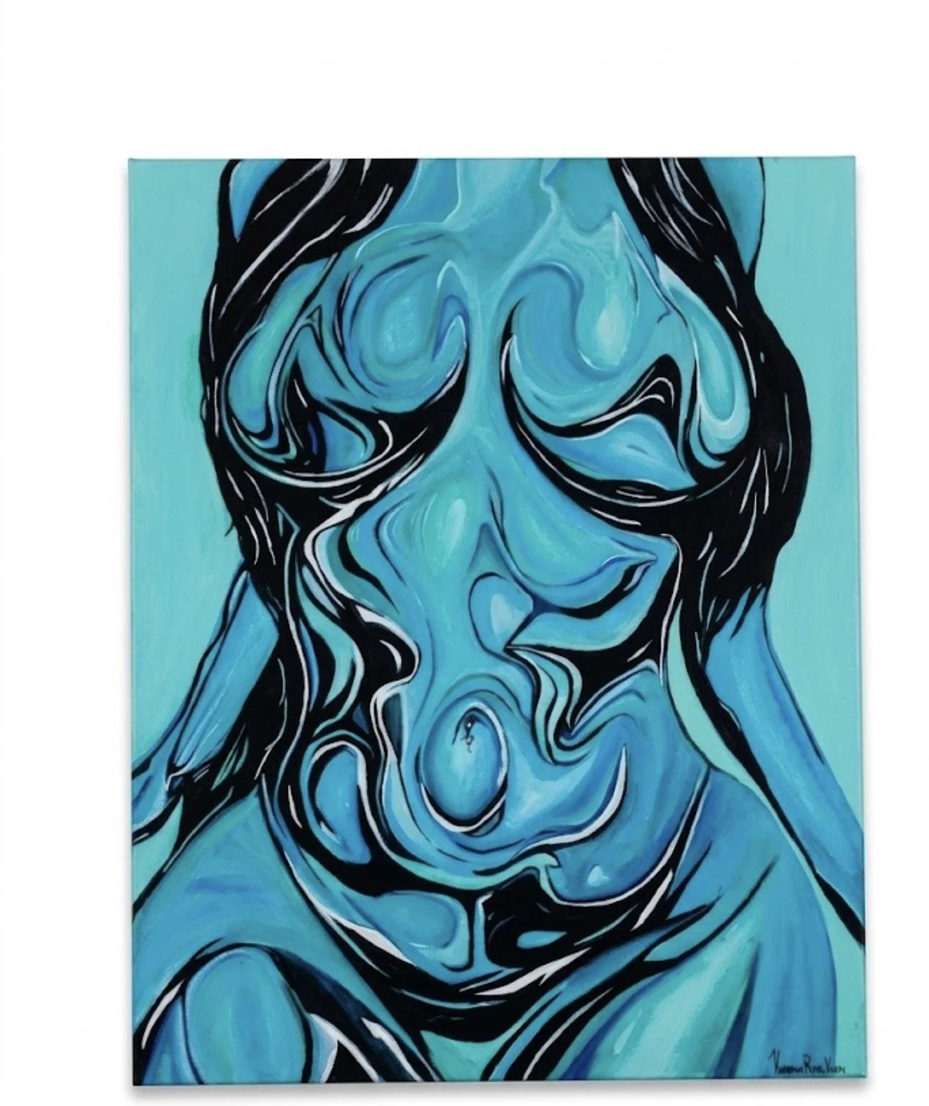Sculpted in Blue (print)
