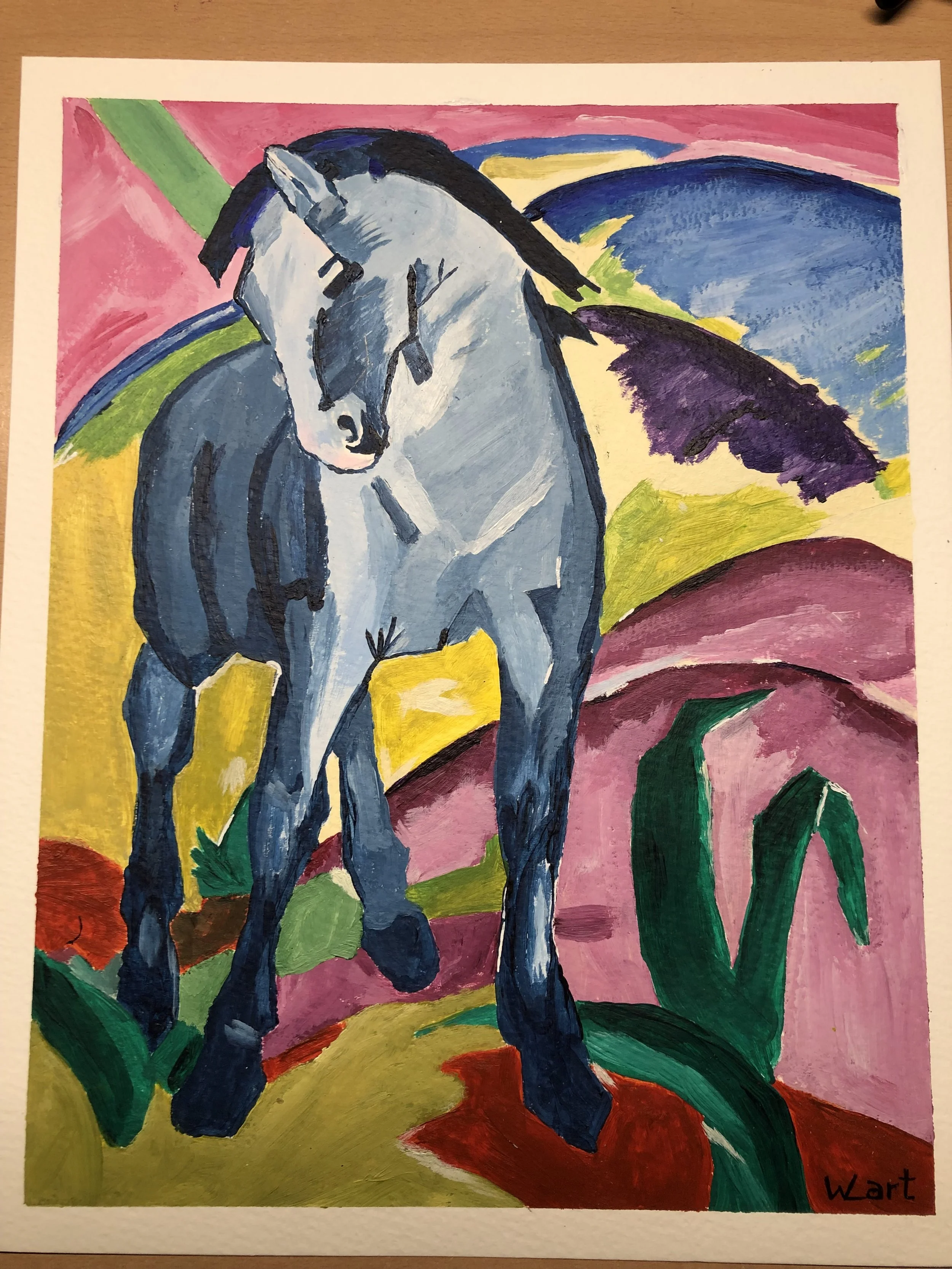 Franz Marc - Blaues Pferd Jan 22.JPG