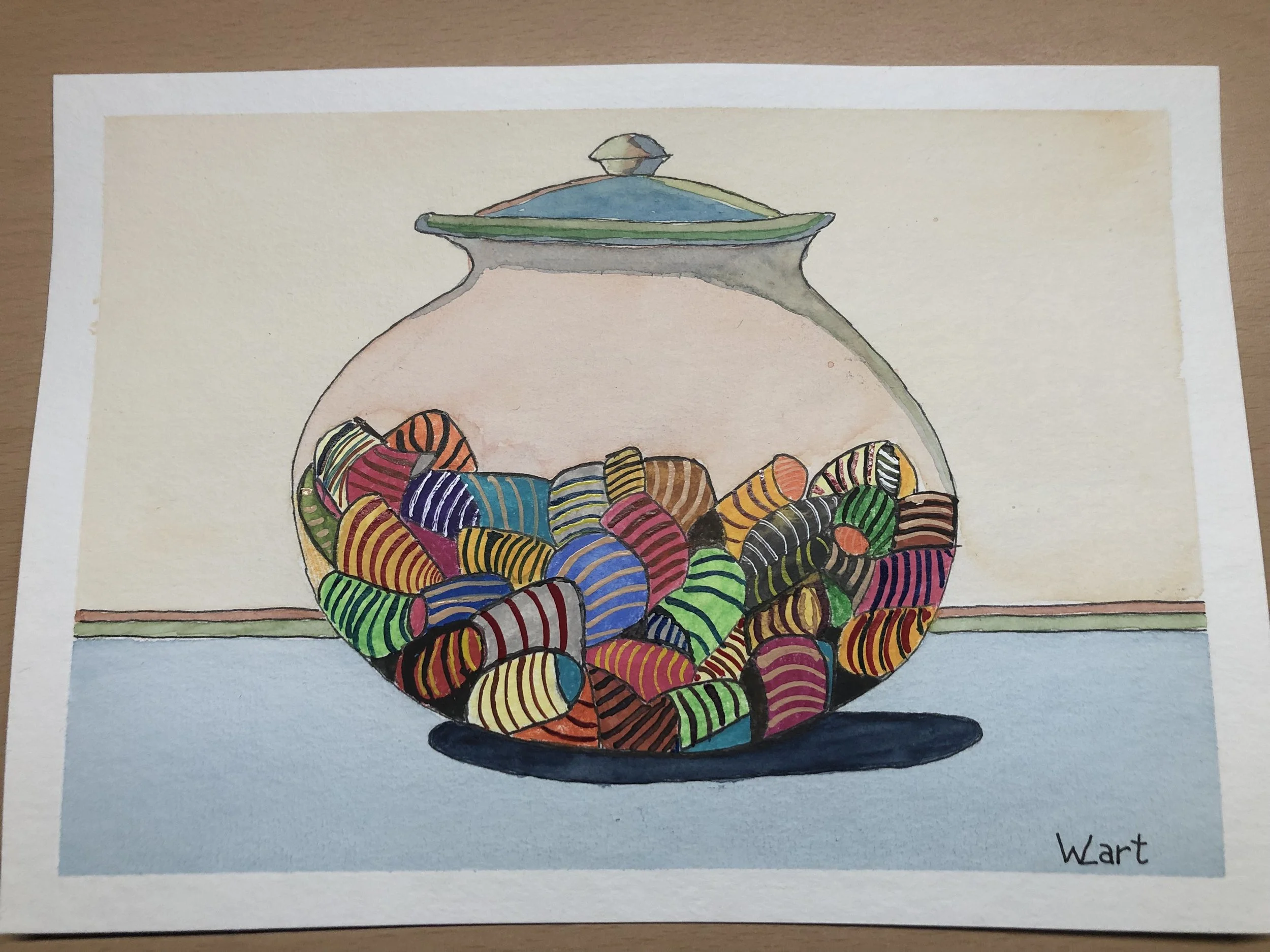 Wayne Thiebaud - Bonbonglas