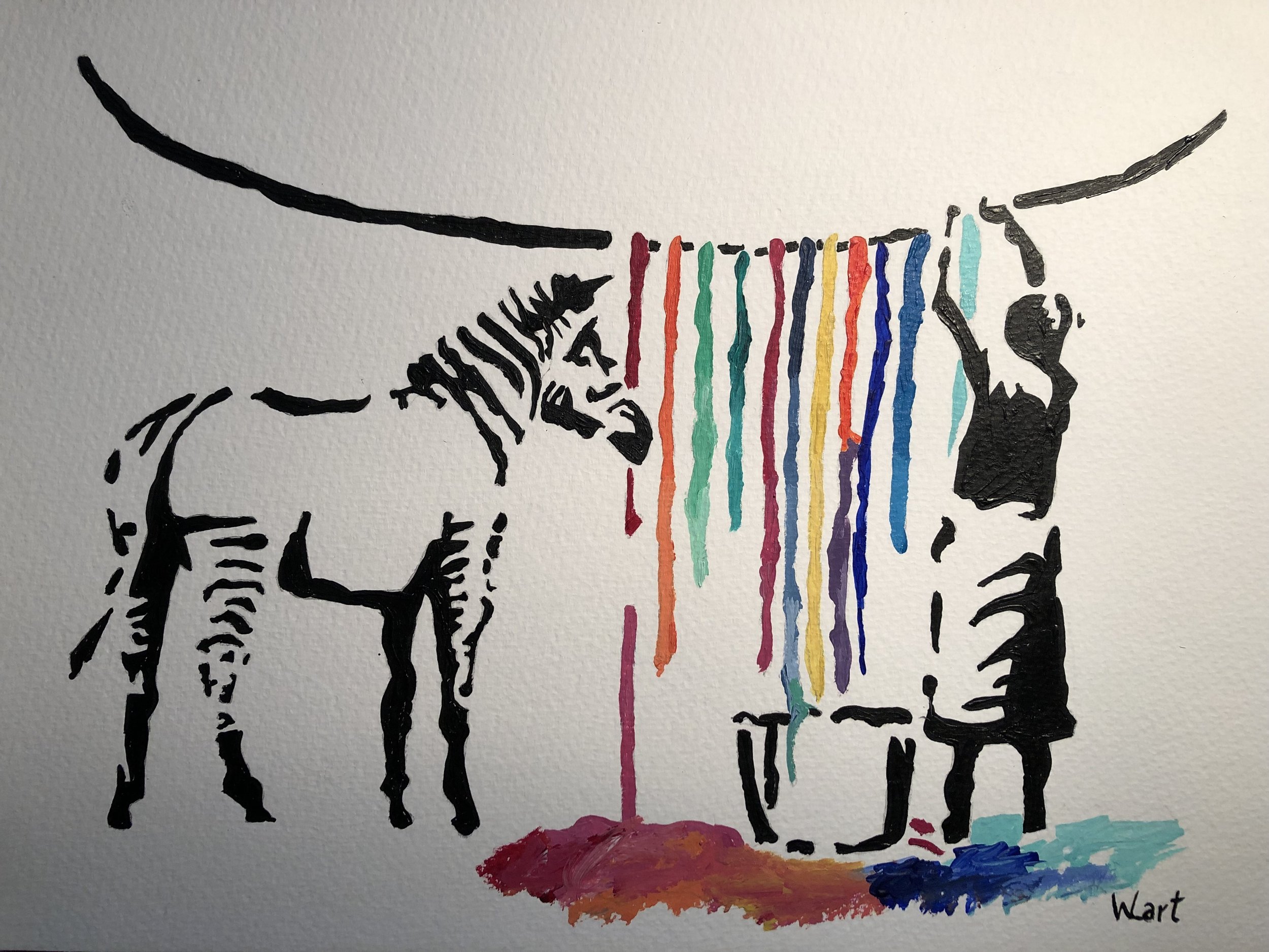 Banksy Colourful Zebra #2 Nov 21.JPG