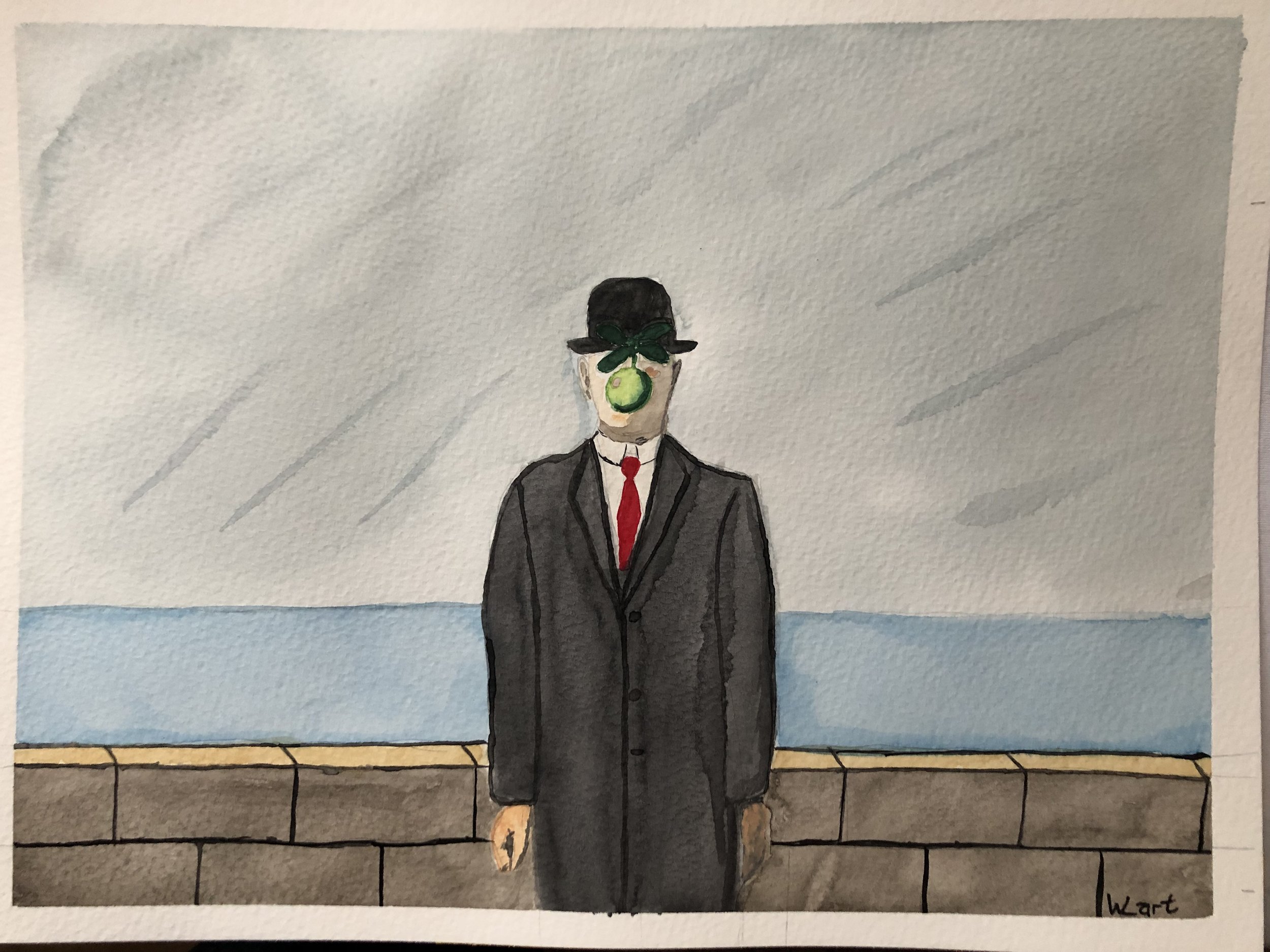 René Magritte  -Son of Man