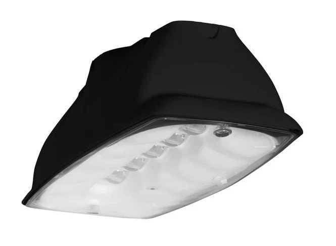 luminIQ Series 200 — black bulkhead luminaire