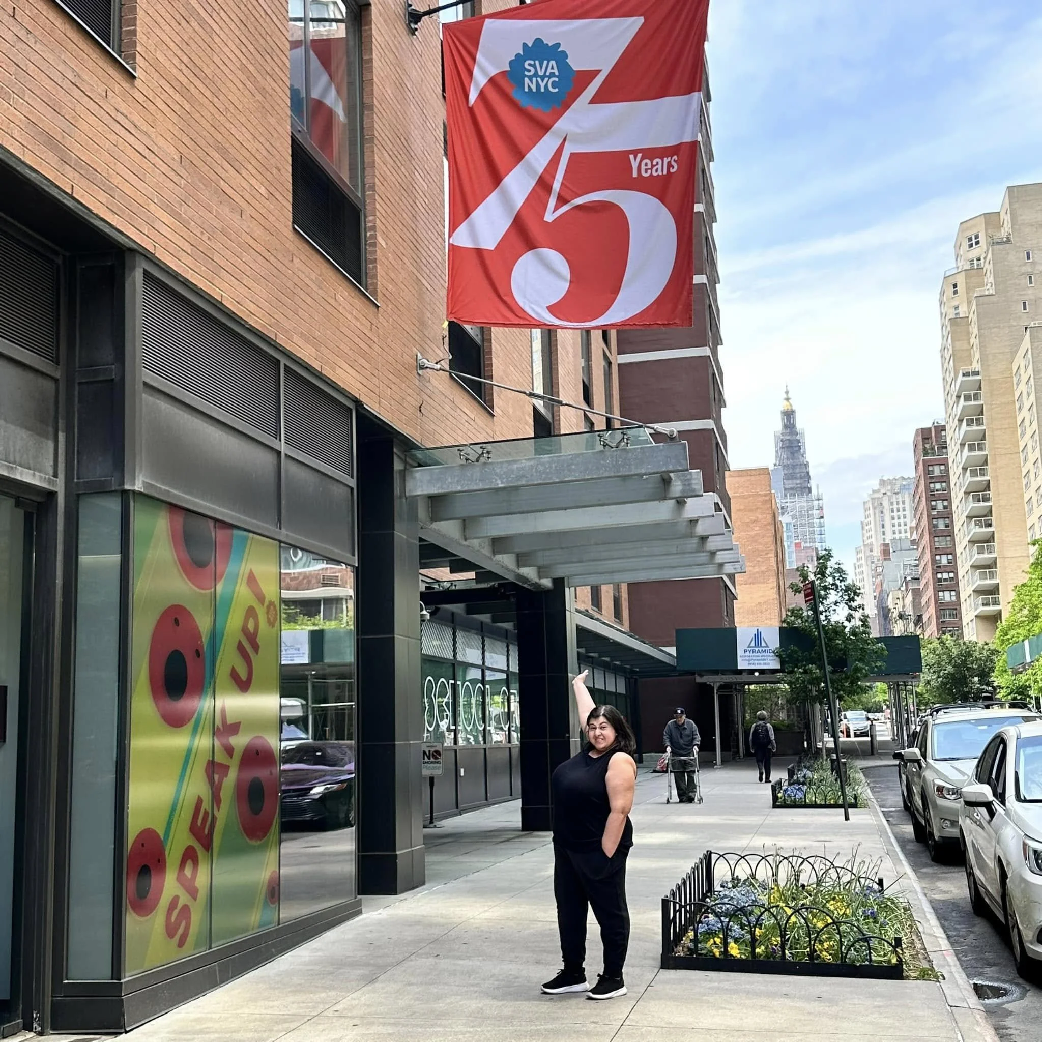 Leaving my SVA dorm after I graduated!