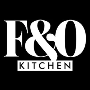 F&O Kitchen logo in black and white