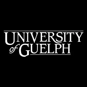 University of Guelph logo in black and white.