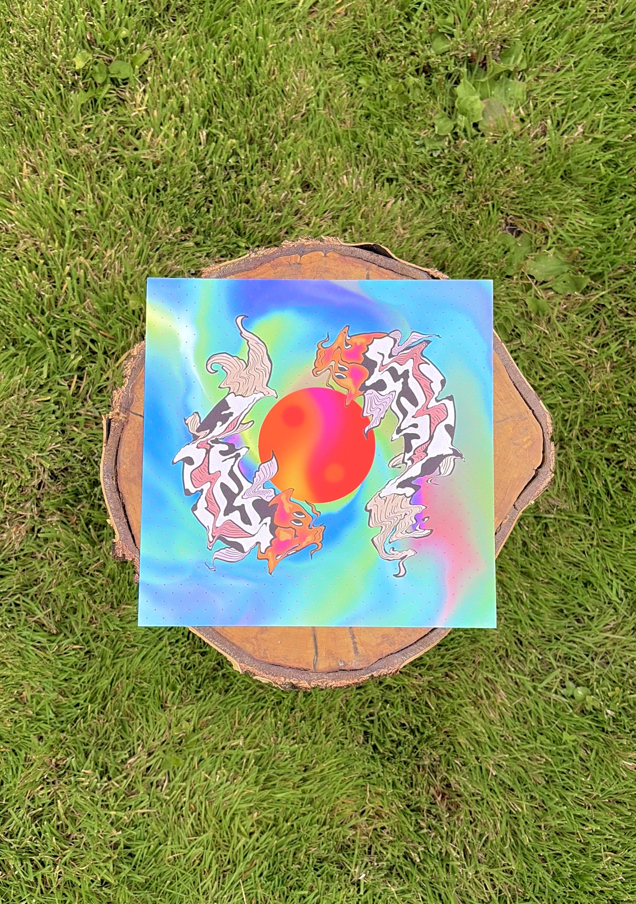 Yin Yang Flow Print