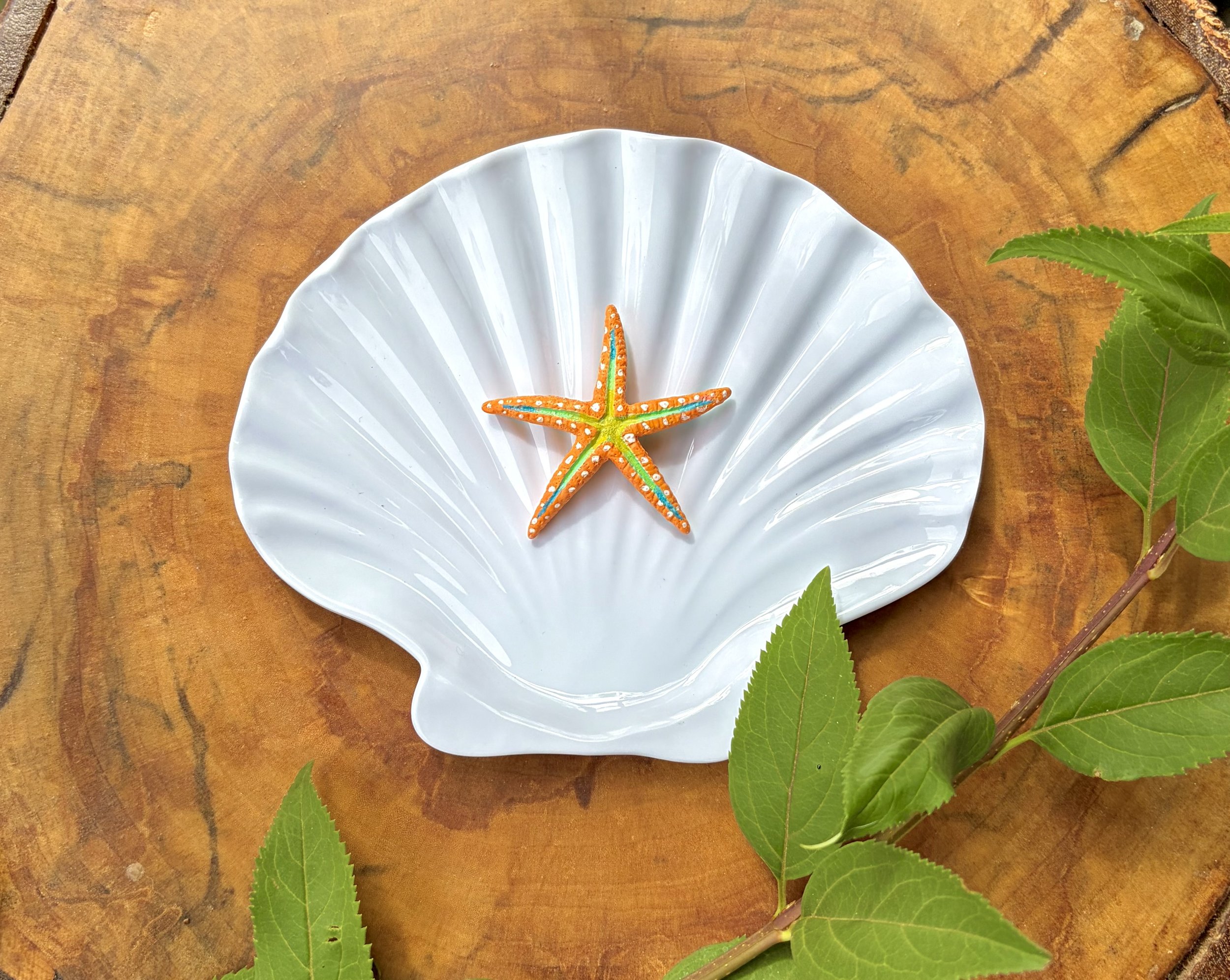 Sunset Orange Starfish Magnet