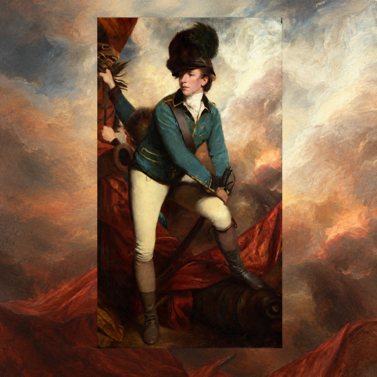 Colonel Banastre Tarleton, oil on canvas by Sir Joshua Reynolds 1782 