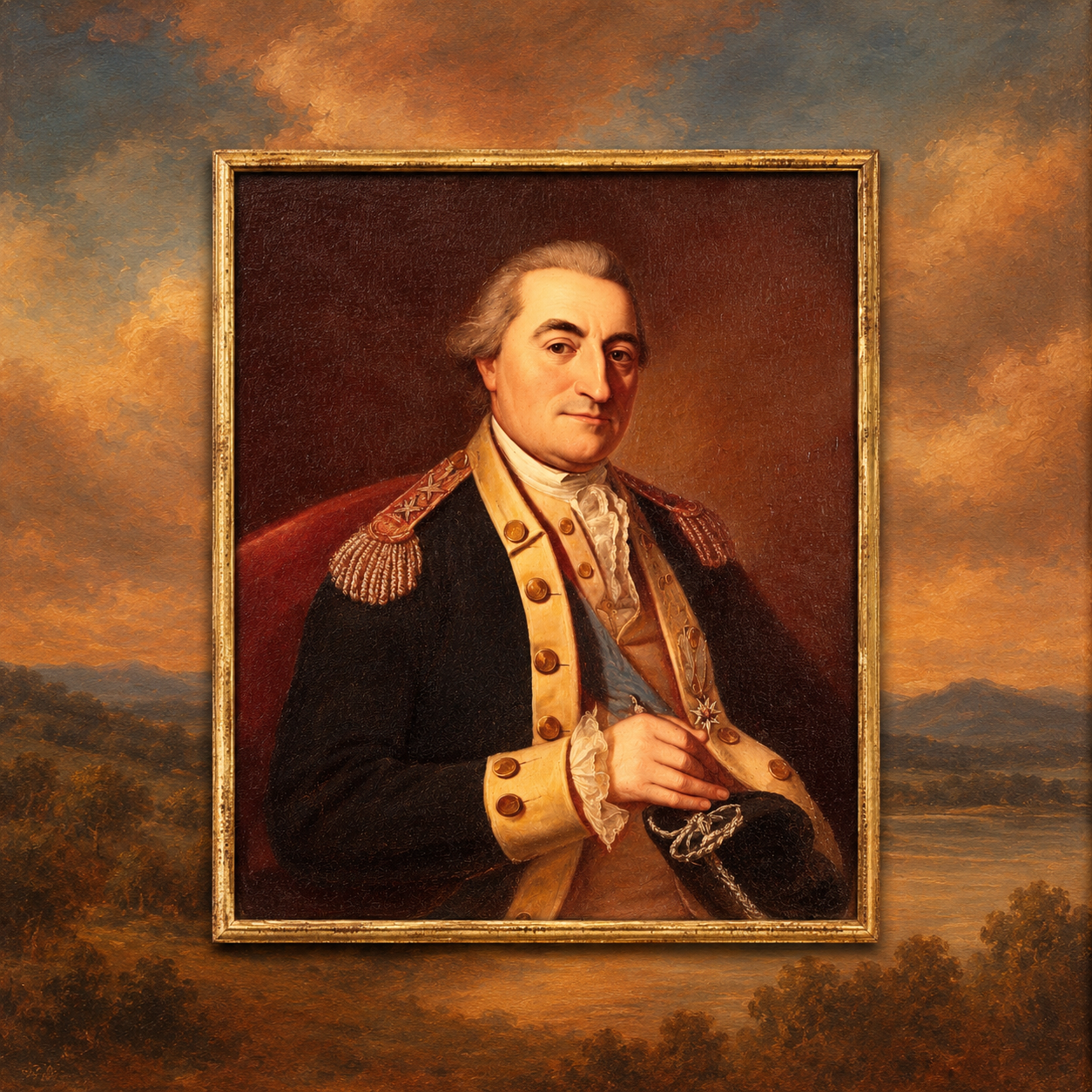 Portrait of Major General Johann de Kalb by Charles Willson Peale, 1782 