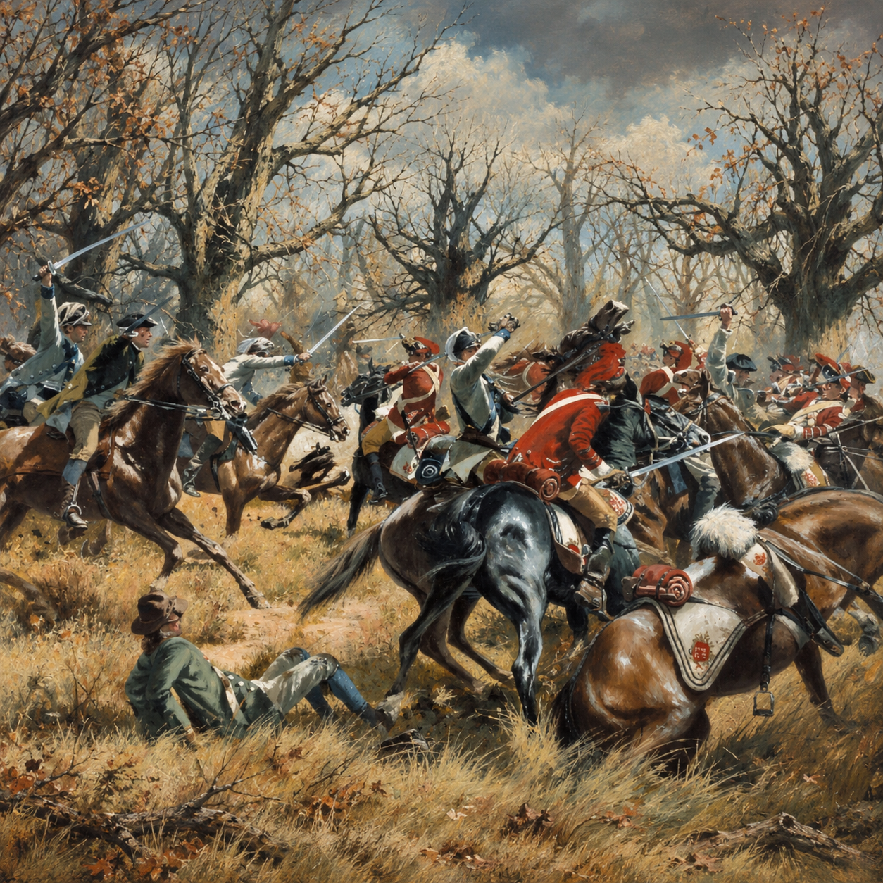 Battle of Cowpens Painting by Don Troiani 1781 American Revolutionary War