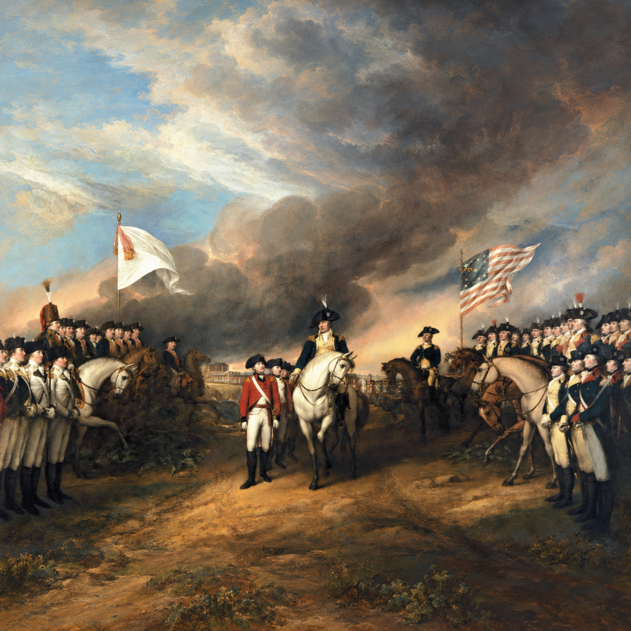 John Trumbull’s Surrender of Lord Cornwallis captures the moment that brought an end to the American Revolutionary War