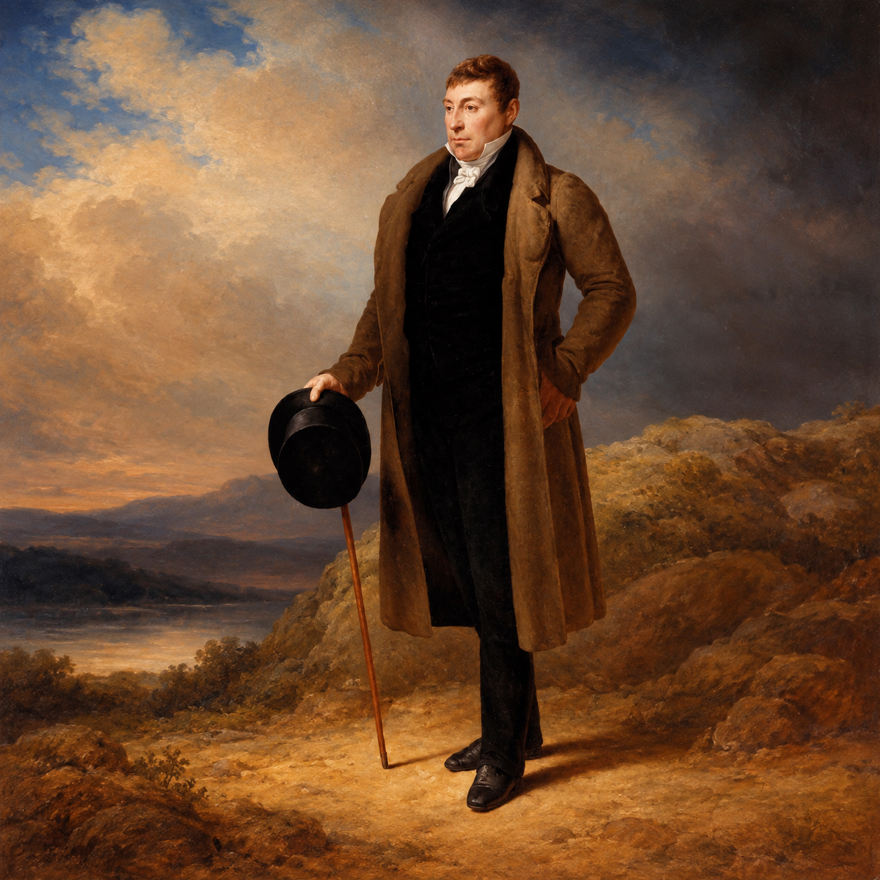 Marquis De Lafayette by Ary Scheffer, c. 1822, oil on canvas, from the National Portrait Gallery