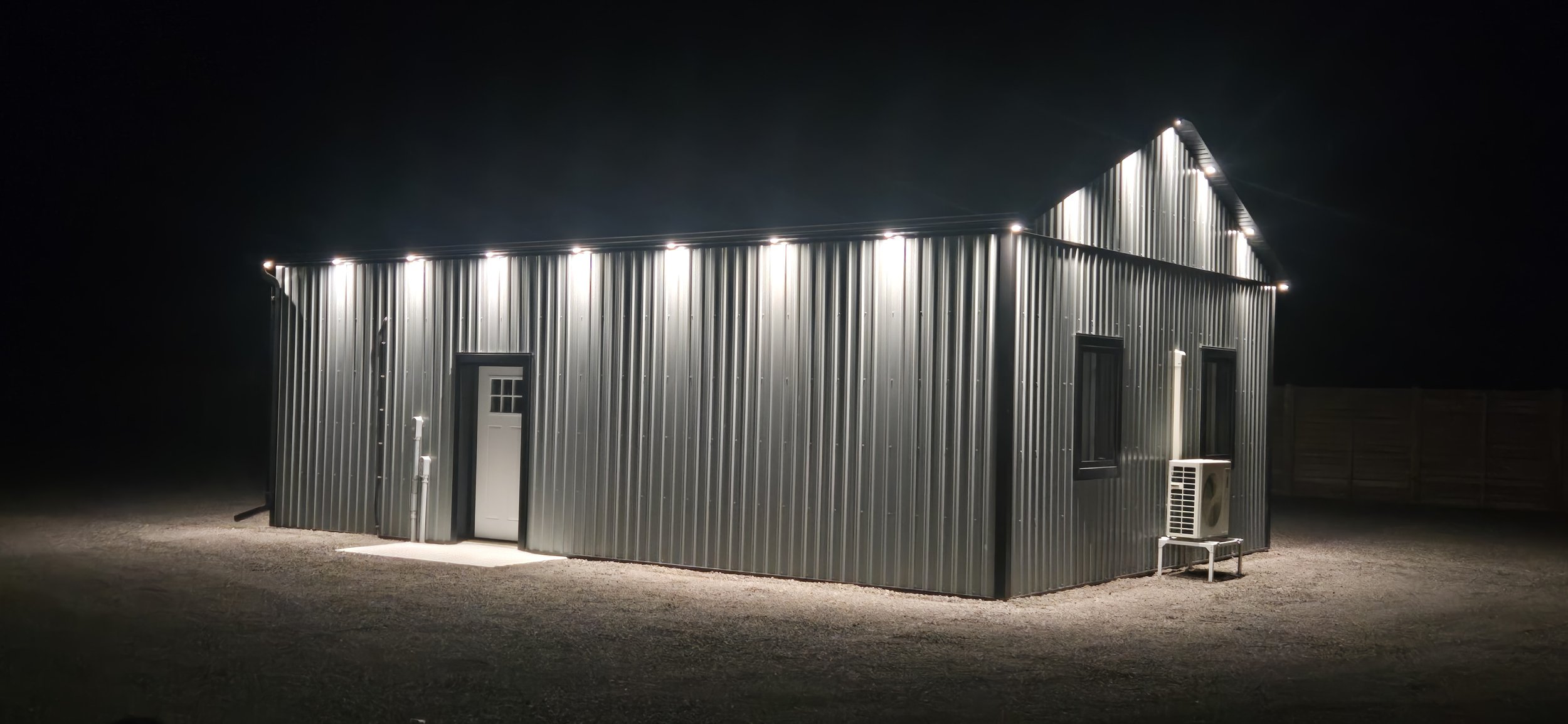 Exterior shop renovation
