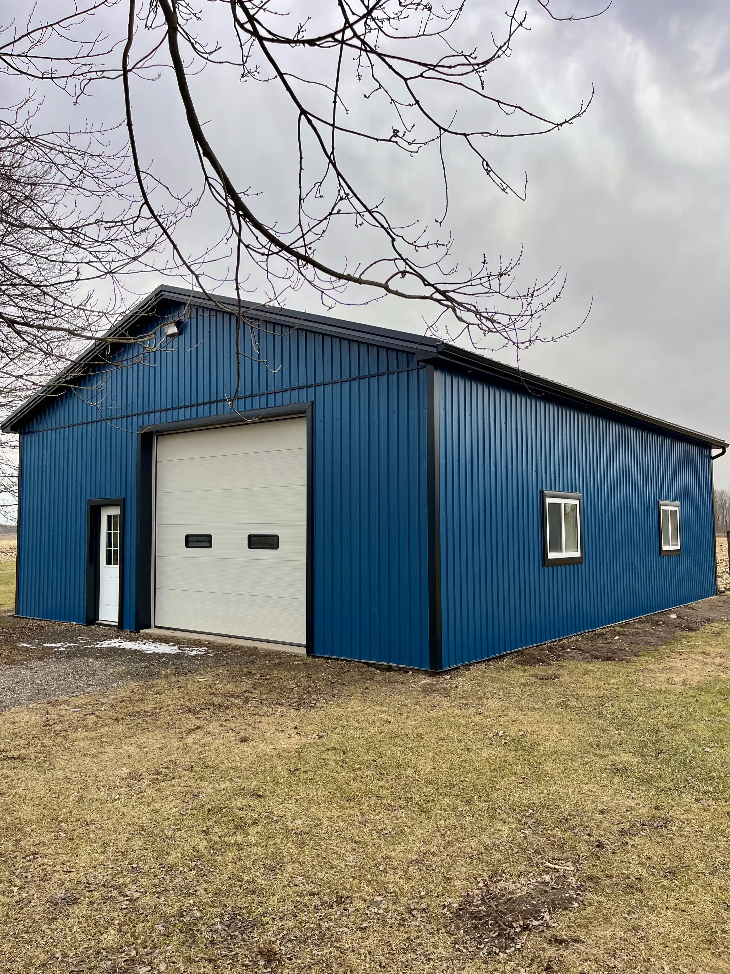 Exterior shop renovation