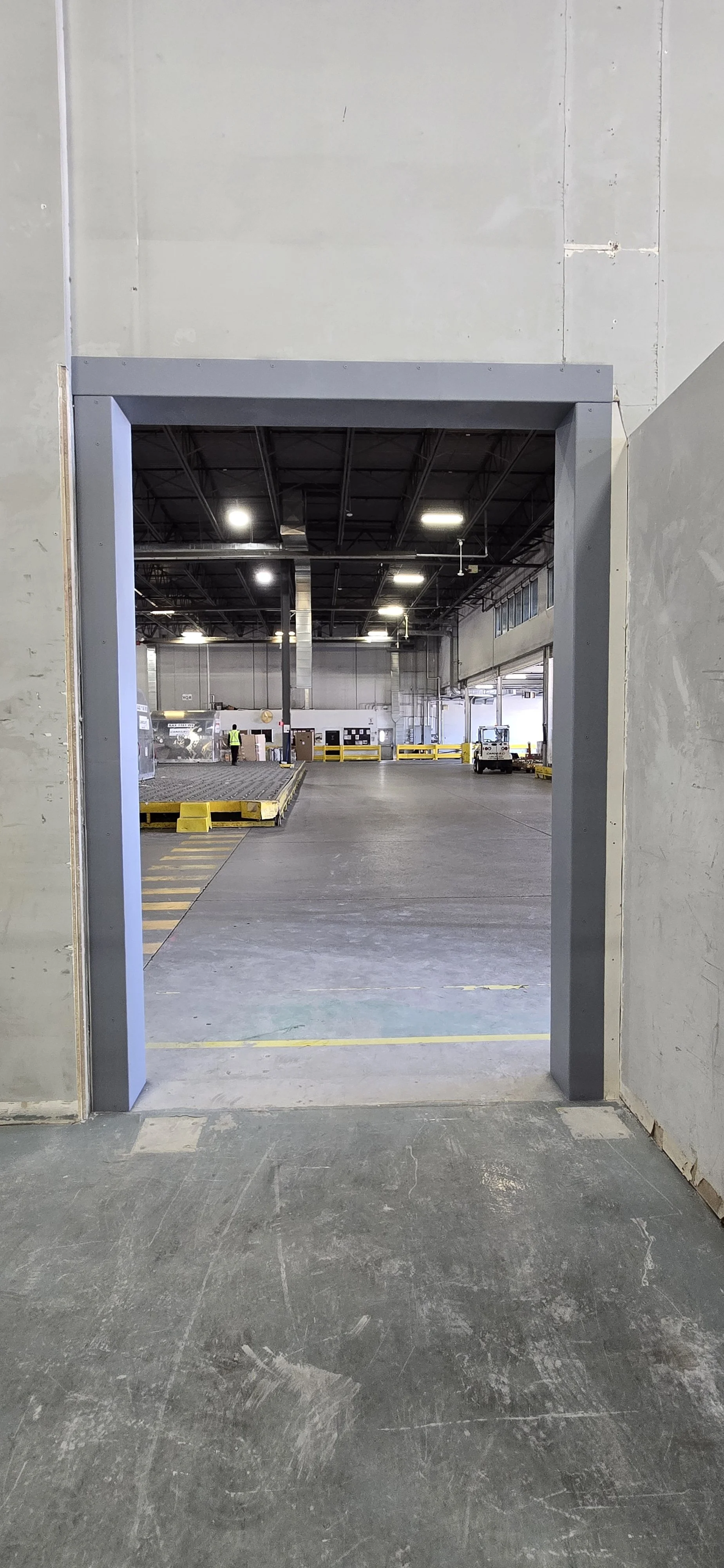 Overhead door opening