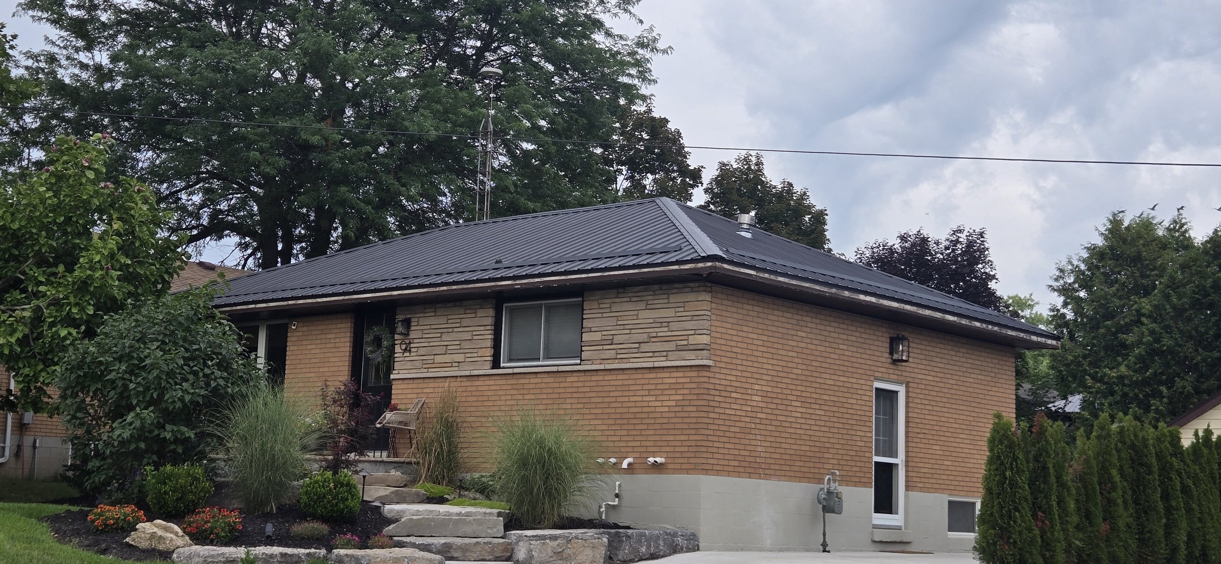 Metal roof