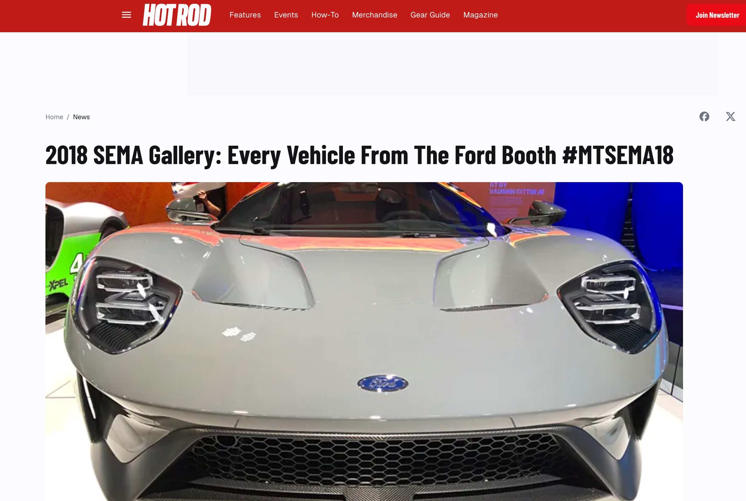 Hot Rod Magazine SEMA Ford Booth photos