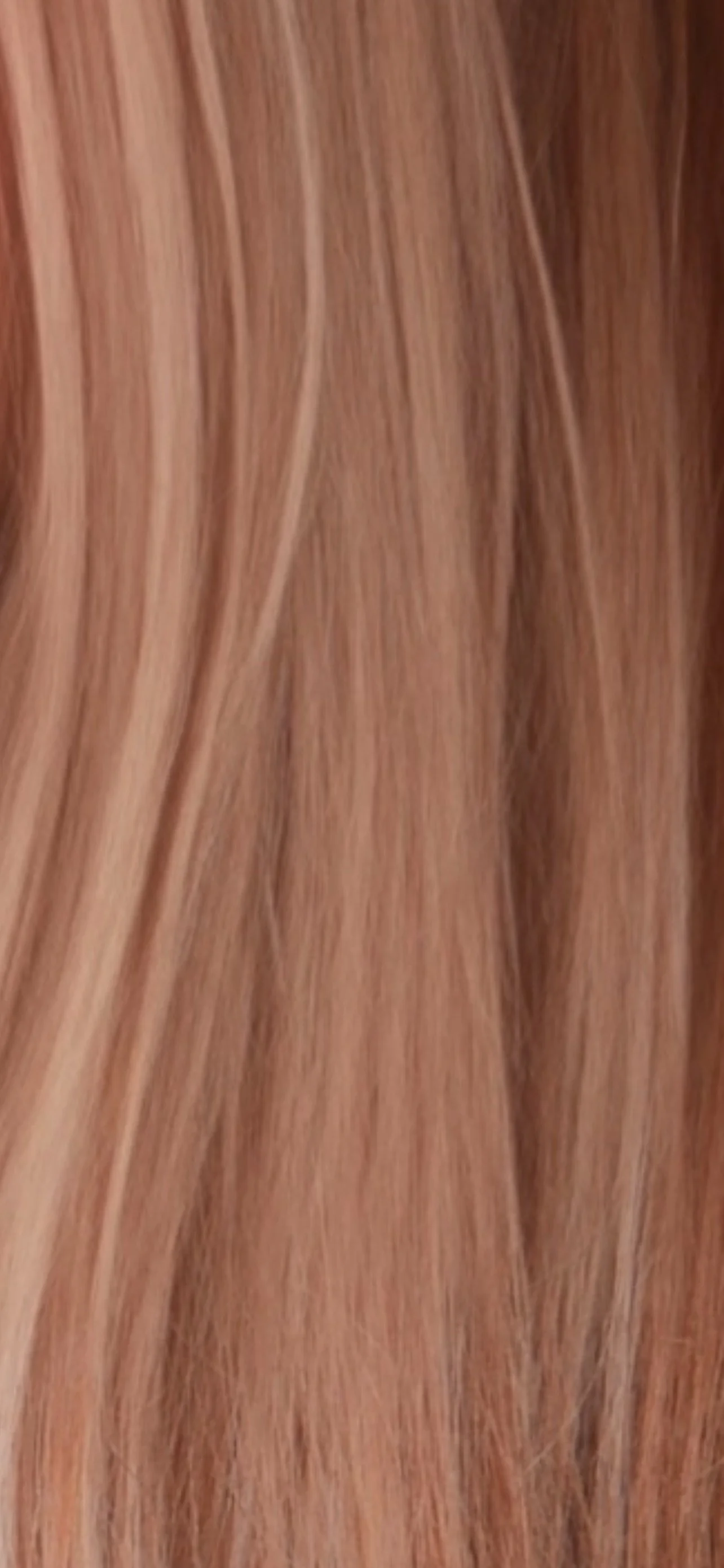 Dark Peachy Blonde hair color transformation, showcasing a stunning result by Dalina Rivas.