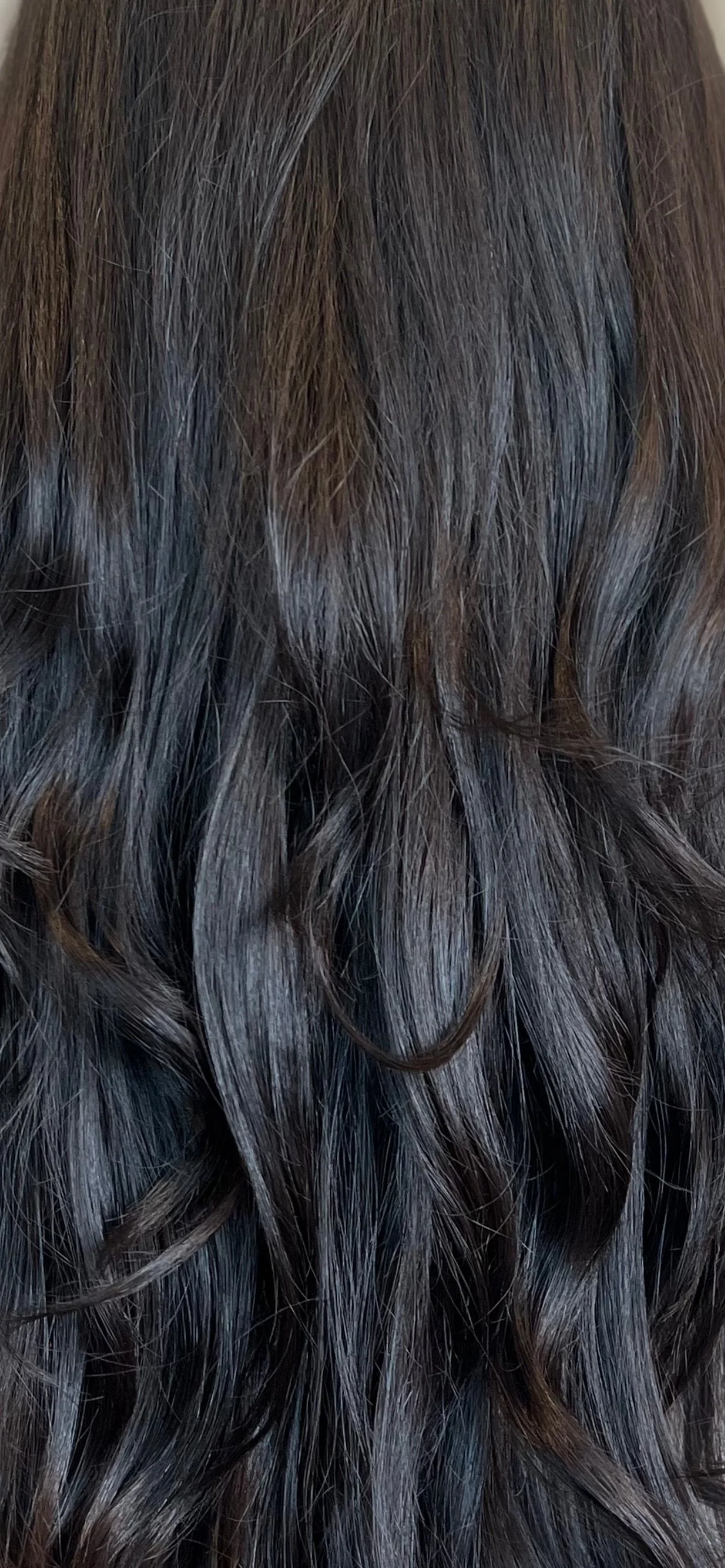 Dark Chocolate hair color transformation, showcasing a stunning result by Dalina Rivas.