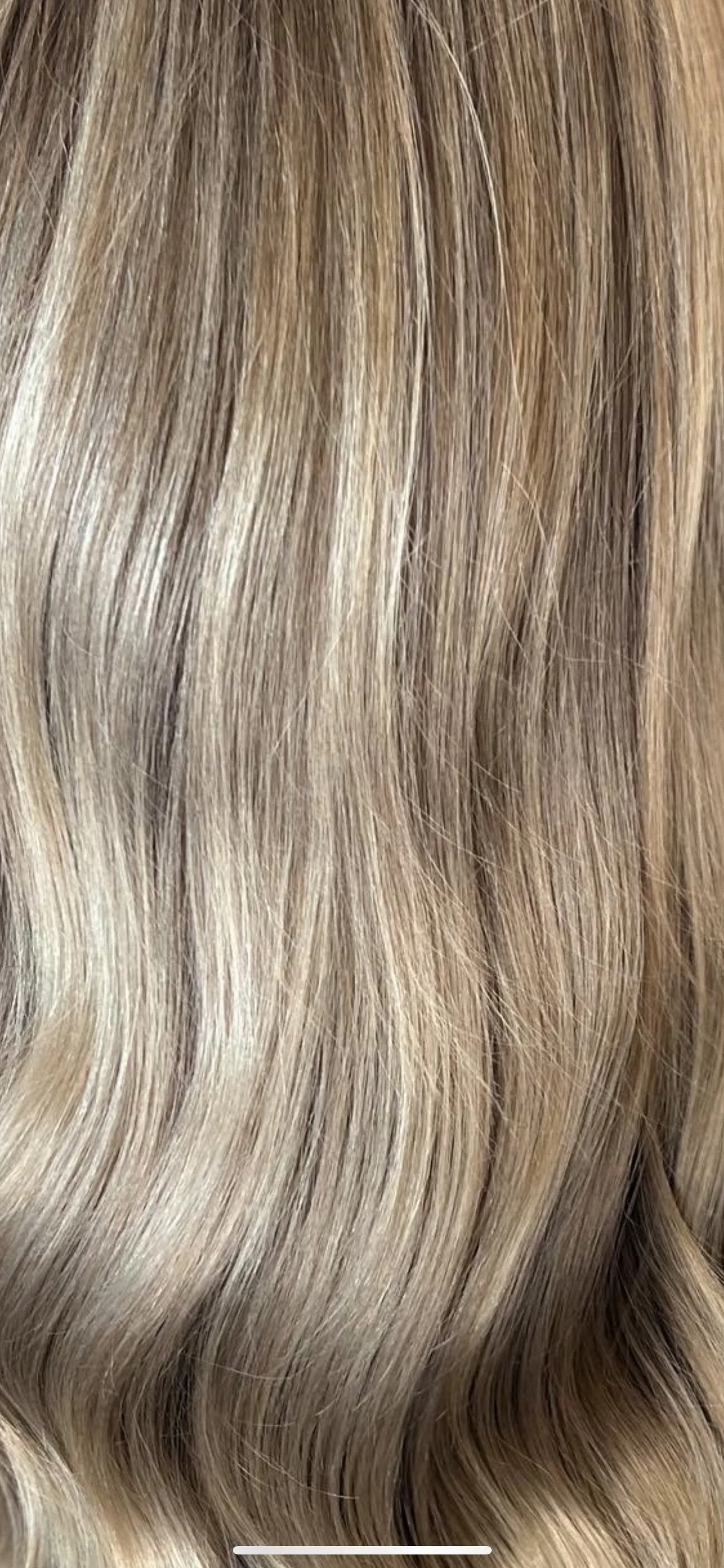 Dimensional Vanilla hair color transformation, showcasing a stunning result by Dalina Rivas.