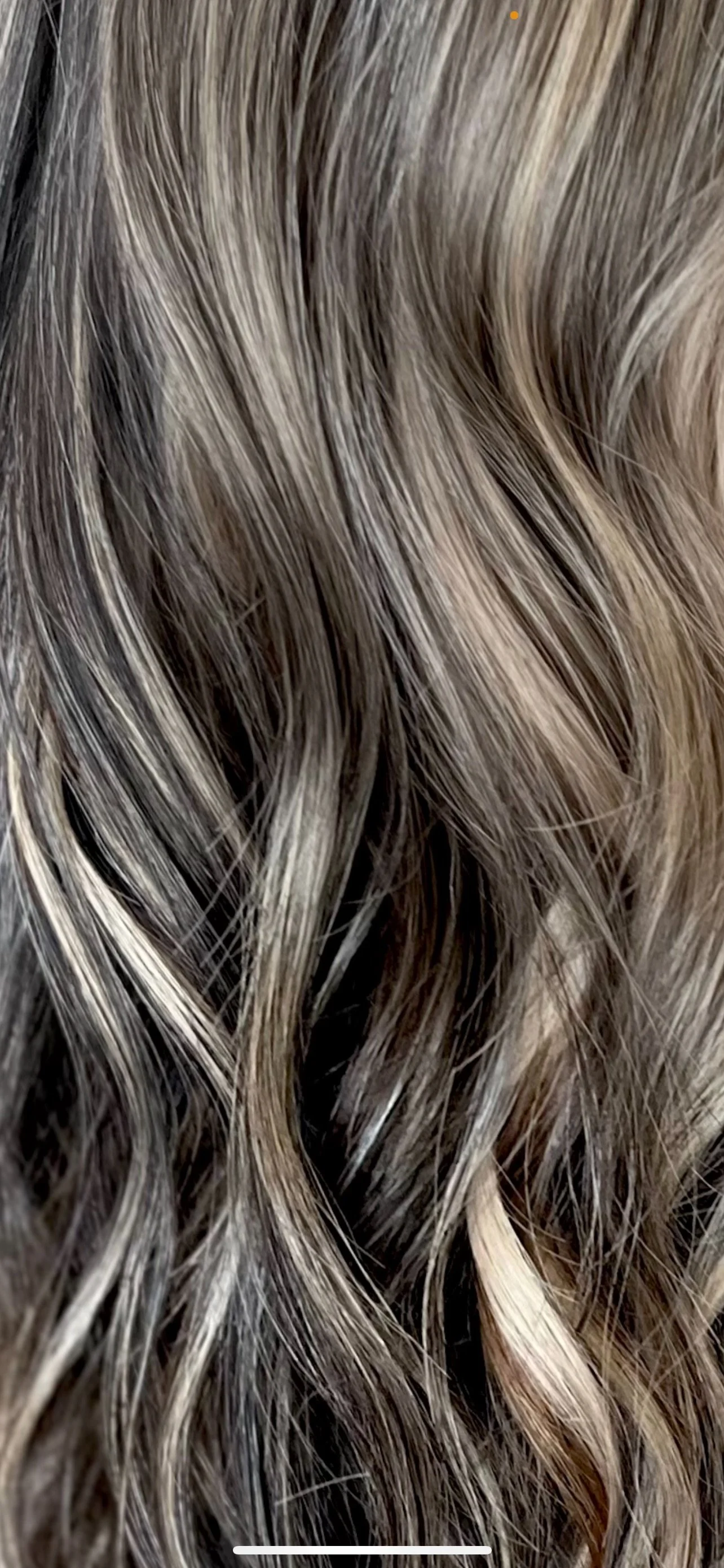 High Contrast Chocolate Vanilla Swirl hair color transformation, showcasing a stunning result by Dalina Rivas.