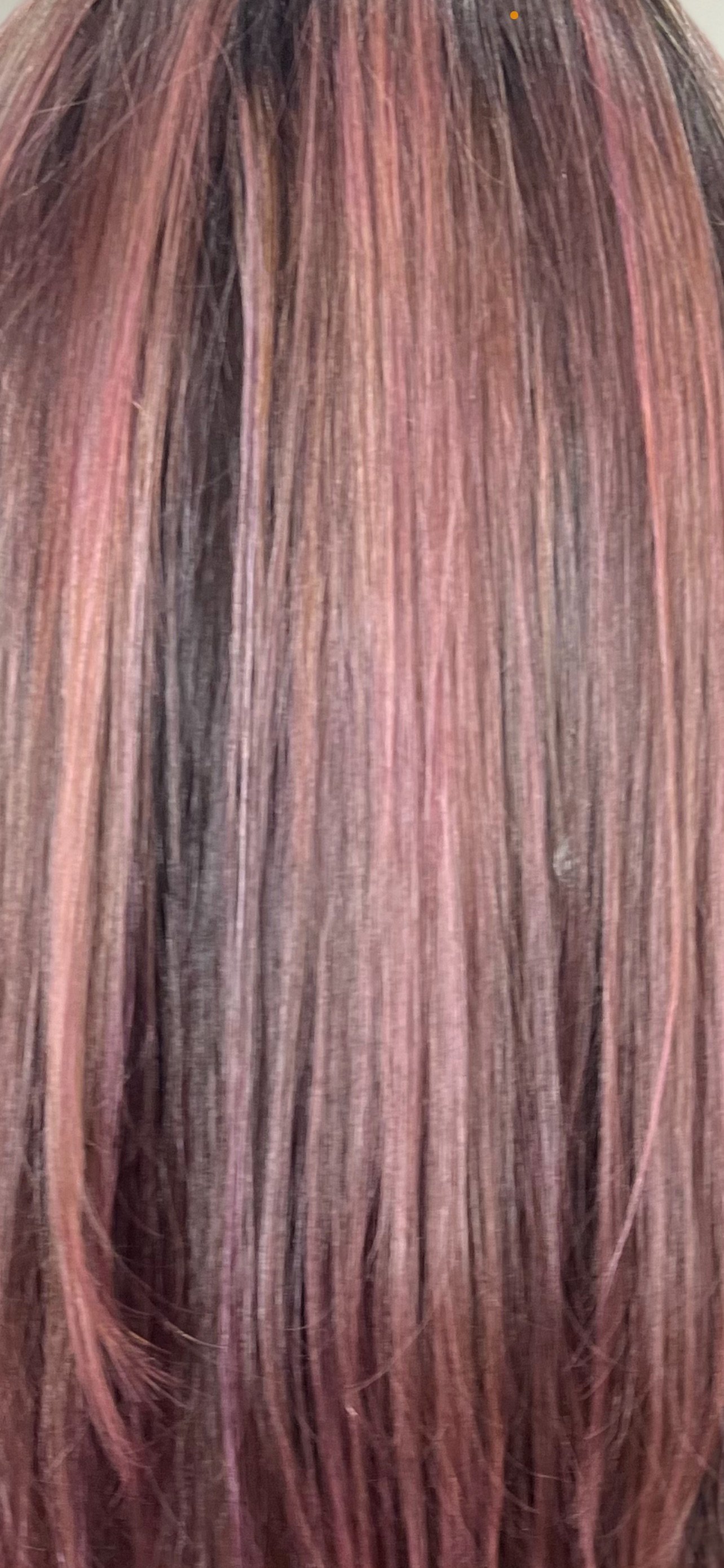 Dusty Dimensional Pink hair color transformation, showcasing a stunning result by Dalina Rivas.