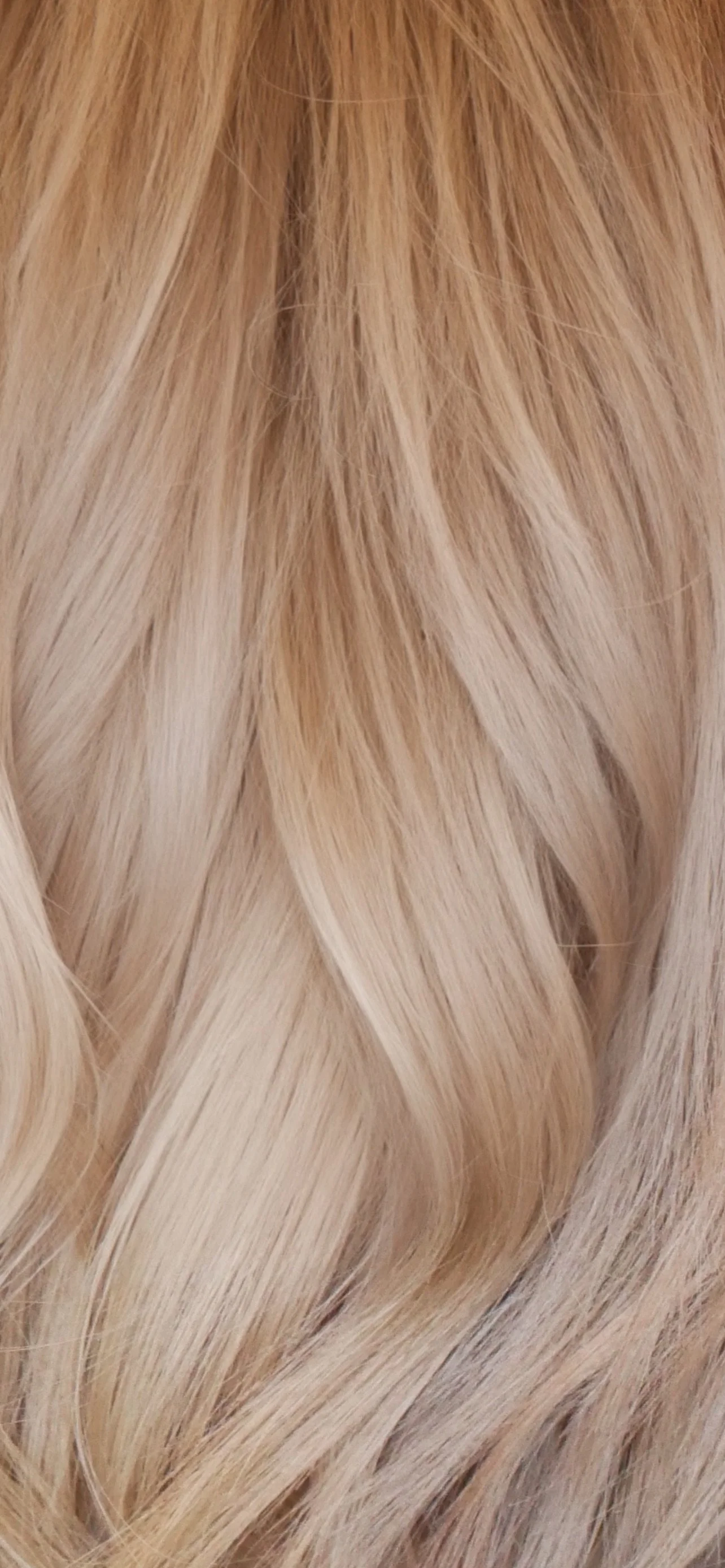 Butter Scotch Blonde hair color transformation, showcasing a stunning result by Dalina Rivas.