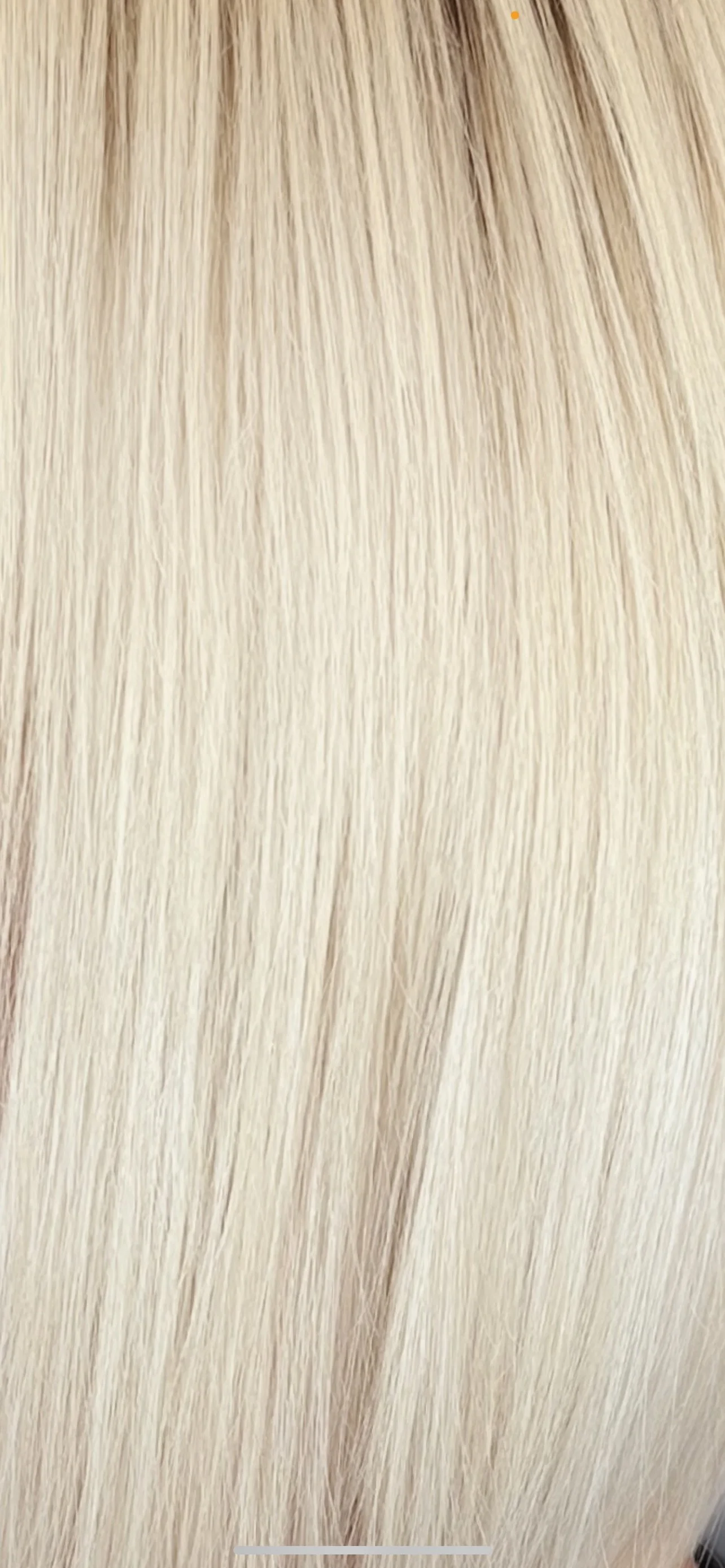Bright Vanilla Blonde hair color transformation, showcasing a stunning result by Dalina Rivas.